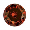 Prírodný diamant burnt oranžová okrúhly briliant 1 mm 0,005ct