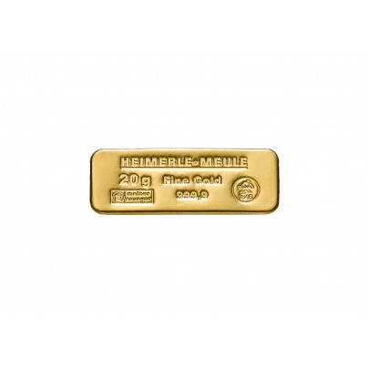 Investicna zlata tehla 20 g rakva Heimerle+Meule 81016099 2