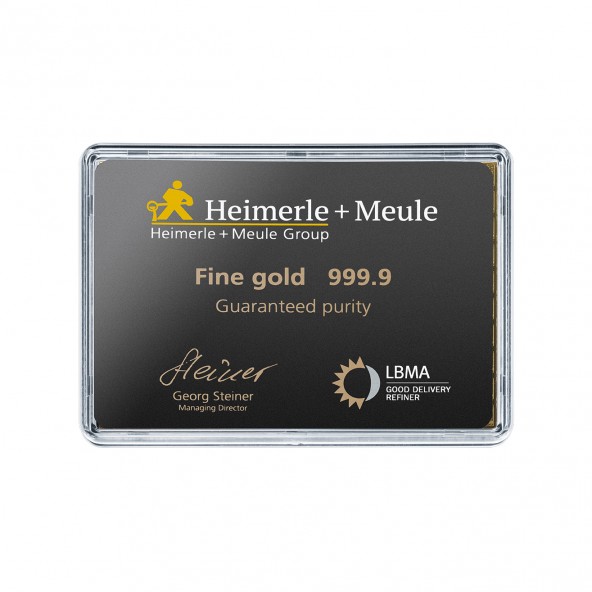 Investicna zlata tehla 100x1 g CombiBars Heimerle+Meule 81012438
