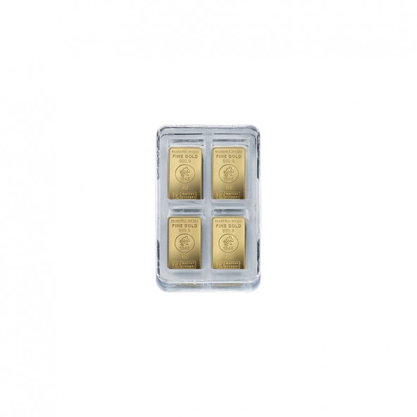 Investicna zlata tehla 36x1 g UnityBox Heimerle+Meule 81020530