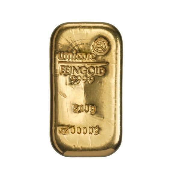 Investičná zlatá tehla 500 g  Umicore 60009