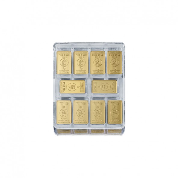 Investicna zlata tehla 250x1 g UnityBox Heimerle+Meule 81016767