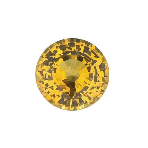 Zafír žltý okrúhly 2 mm, AA, Fazetovaný ZFRFAAYL-2