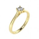 Zlatý zásnubný prsteň Kimberlie setting