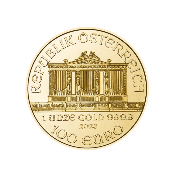 Zlatá  minca Wiener Philharmoniker 1 OZ 2023 Kosice
