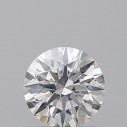 Prírodný diamant okrúhly briliant, SI1, H, 0,4ct, GIA