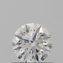 Prírodný diamant okrúhly briliant, VVS2, F, 0,5ct, GIA