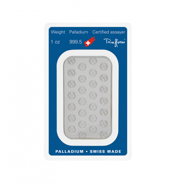 Investičná palladium tehla 1 oz razená Argor Heraeus 80205 (3)