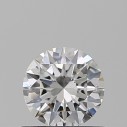 Prírodný diamant okrúhly briliant, SI1, F, 0,5ct, GIA