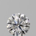 Prírodný diamant okrúhly briliant, SI1, F, 0,5ct, GIA