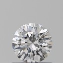 Prírodný diamant okrúhly briliant, SI1, F, 0,5ct, GIA