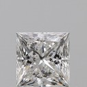 Prírodný diamant princess, VS1, G, 0,5ct, GIA