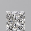 Prírodný diamant princess, VS2, E, 0,5ct, GIA