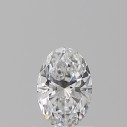 Prírodný diamant oval, VS1, D, 0,5ct, GIA