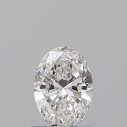 Prírodný diamant oval, VS2, D, 0,5ct, GIA
