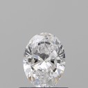 Prírodný diamant oval, VS2, D, 0,5ct, GIA