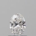 Prírodný diamant oval, VS2, D, 0,5ct, GIA