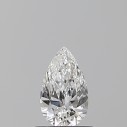 Prírodný diamant hruška, VS1, E, 0,5ct, GIA