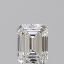 Prírodný diamant emerald, VS2, G, 0,5ct, GIA