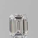 Prírodný diamant emerald, SI1, D, 0,5ct, GIA