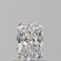 Prírodný diamant radiant, VS2, E, 0,5ct, GIA