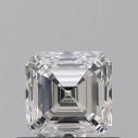 Prírodný diamant štvorcový emerald, VS1, E, 0,5ct, GIA