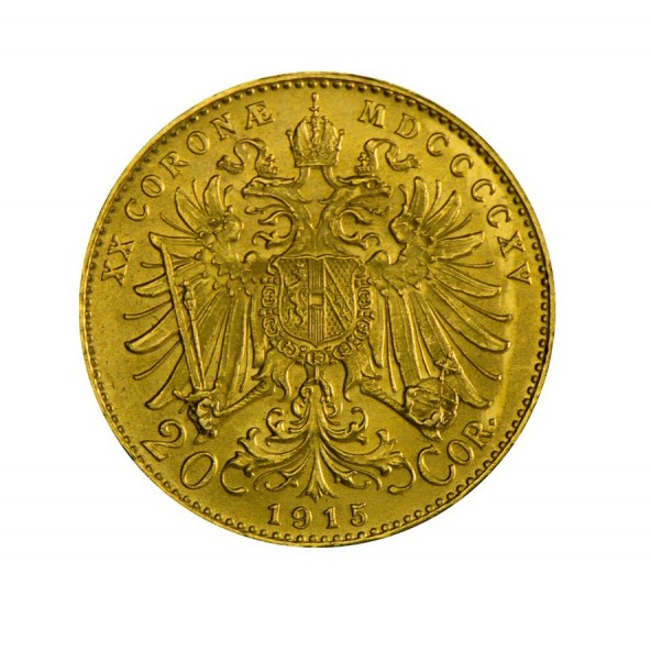 Investičná zlatá minca 6,1 g 20 Corona Rakúsko 2