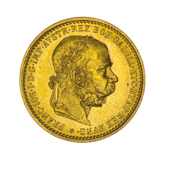 Investičná zlatá minca 3,05 g 10 Corona 1909 Rakúsko