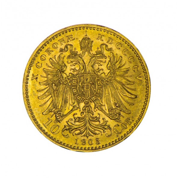 Investičná zlatá minca 3,05 g 10 Corona 1909 Rakúsko 2