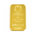 Investičná zlatá tehla 10 g razená Kinegram Münze Österreich