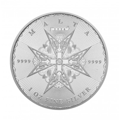 Investičná strieborná minca 1 oz 5 Eur Maltese Cross 74202431