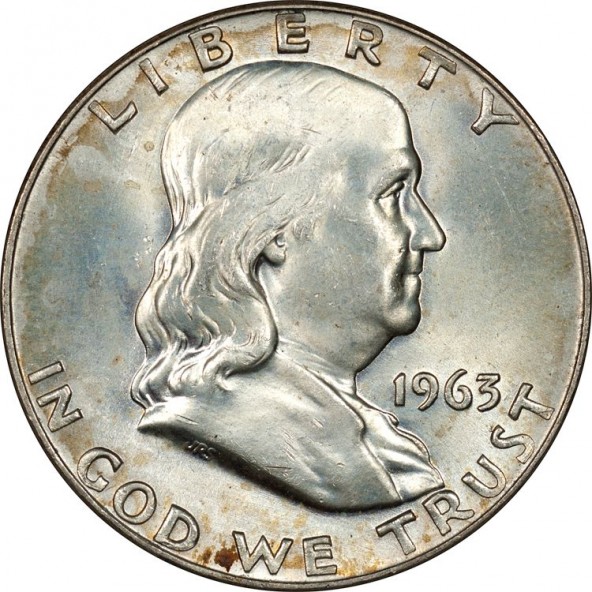 Investičná strieborná minca 11,25 g Half dollar Frenklin AG000009