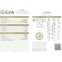 Prírodný diamant okrúhly briliant, VS2, H, 0,5ct, GIA