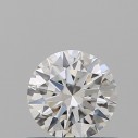 Prírodný diamant okrúhly briliant, SI1, F, 0,5ct, GIA