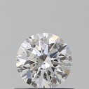 Prírodný diamant okrúhly briliant, SI1, F, 0,5ct, GIA