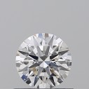 Prírodný diamant okrúhly briliant, SI1, F, 0,5ct, GIA