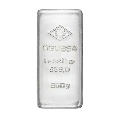 Investičná zlatá tehla 250 g liata Ögussa 2000BGV0250OG