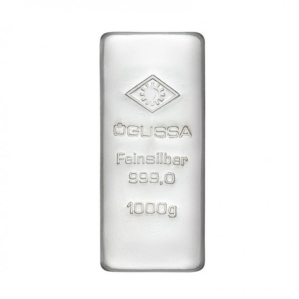 Investičná zlatá tehla 1000 g liata Ögussa 2000BGV1000OG