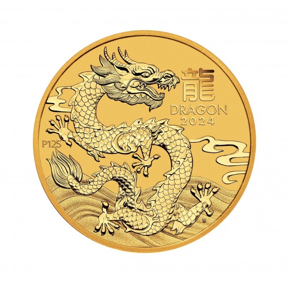 Investičná zlatá minca 14 oz 25 AUD Dragon 2024 02102413