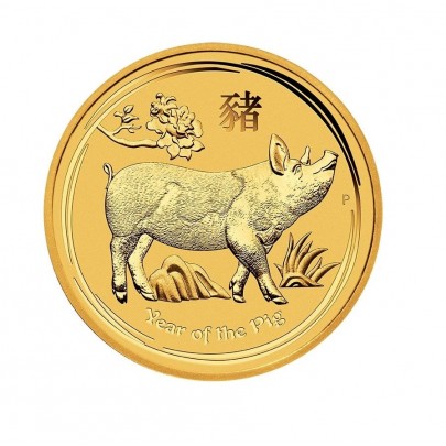 Investičná zlatá minca 2 oz 200 AUD Pig 2019 02101910