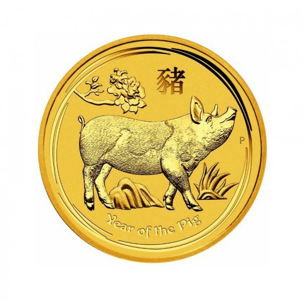 Investičná zlatá minca 1 oz 100 AUD Pig 2019 02101911