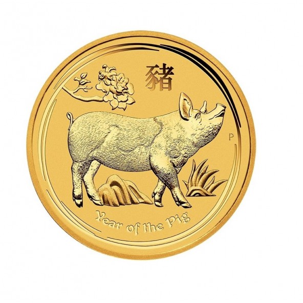 Investičná zlatá minca 110 oz 15 AUD Pig 2019 02101914