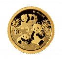 Investičná zlatá minca 1 g Panda 10 CNY New