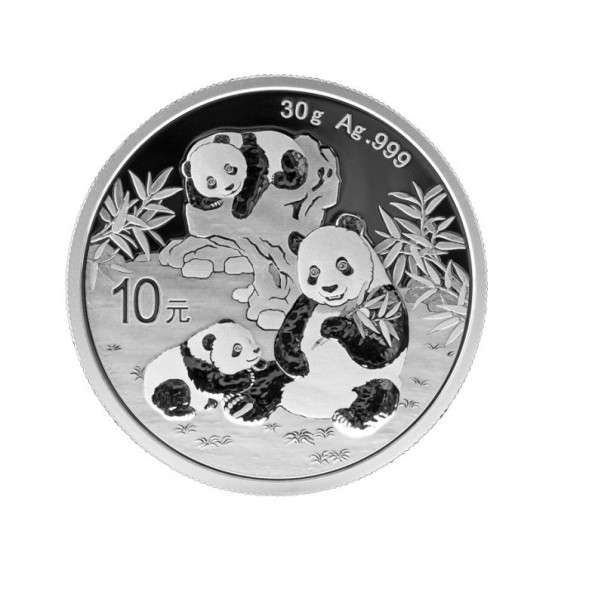 Investičná strieborná minca 30 g Panda 10 CNY New 05202501