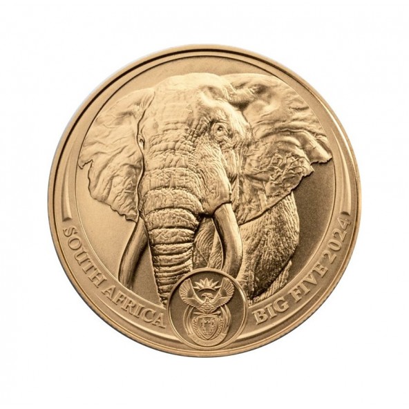 Investičná zlatá minca 1 oz 50 Rand Elephant 1 53102411