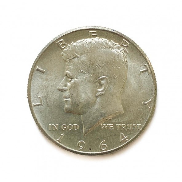 Strieborná minca 4,6 g Half dollar J.F.Kenedy AG000001