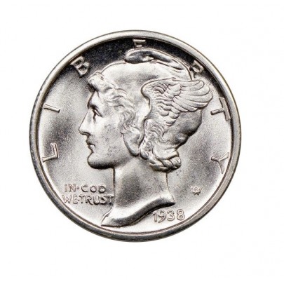 Investičná strieborná minca 2,25 g One dime Liberty AG000006