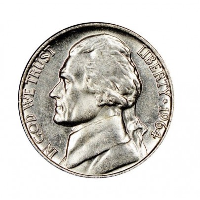 Strieborná minca 1,75 g Five cent T.Jefferson AG000008