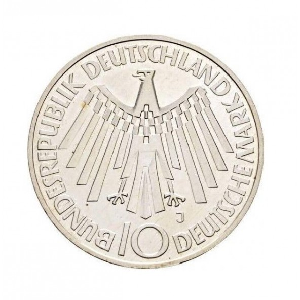 Strieborná minca 9,69 g 10 Deutsche Mark Olympiade AG000010