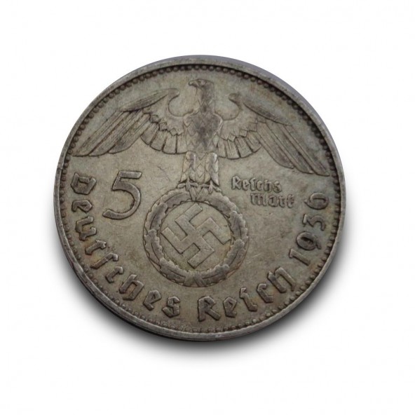 Strieborná minca 12,49 g 5 Reichs mark Tretia ríša AG000013